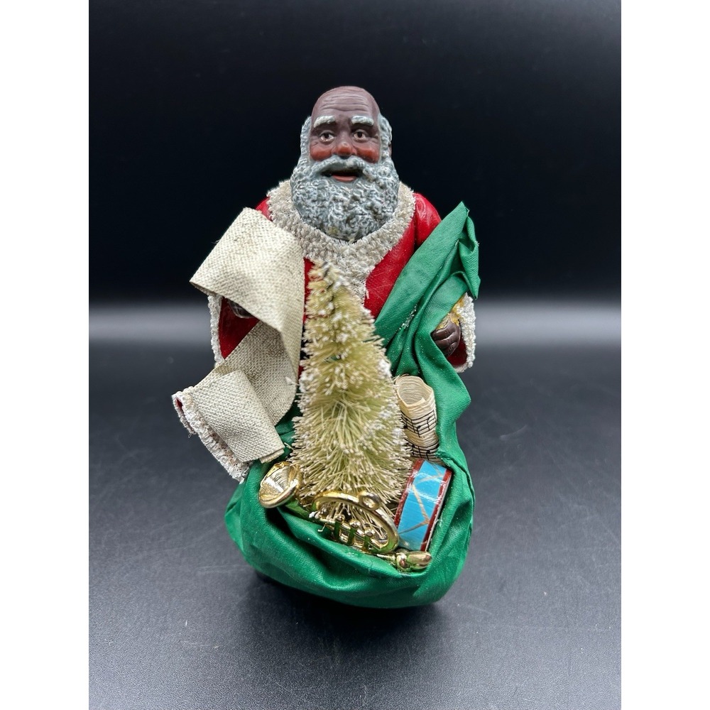 Clothtique Possible Dreams 1993 African-American Santa Claus Christmas Ornament